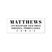 カスタムエレガパーソナライズされたントウェディング差出人住所 ラバースタンプ (押印)