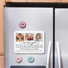 カスタムエレガントおばあちゃんコラージュ マグネット
