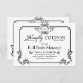 カスタムエレガントおもしろいいけな「クーポン」 (正面/裏面)