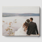 カスタムエレガントウェディングゲストブック ゲストブック (裏面)