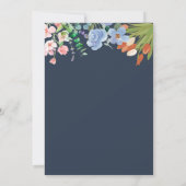 カスタムエレガントウェディング招待状カード 招待状 (裏面)