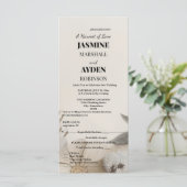 カスタムエレガントウェディング招待状 (スタンド正面)