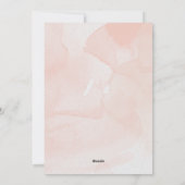 カスタムエレガントウェディング招待状 シーズンカード (裏面)