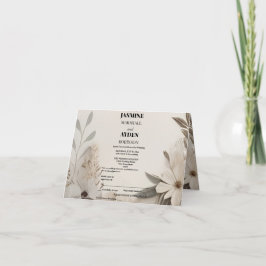 カスタムエレガントウェディング招待状 招待状