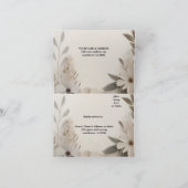 カスタムエレガントウェディング招待状 招待状 (内部)