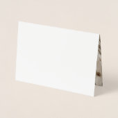 カスタムエレガントウェディング招待状 箔カード (正面)