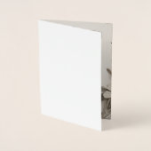 カスタムエレガントウェディング招待状 箔カード (正面)