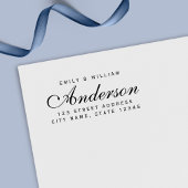 カスタムエレガントカップル名自宅住所 セルフインキングスタンプ