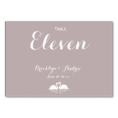 カスタムエレガントグ結婚レイのテーブル番号 テーブルナンバー (正面)