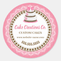 カスタムエレガントケーキ包クラシック装シール