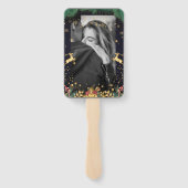 カスタムエレガントゴールデントナディアホリデーシーズン ハンドファン (裏面)