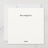 カスタムエレガントシャアディ結婚ムバラクのギフトカード シーズンカード (裏面)