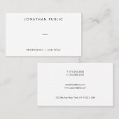 カスタムエレガントシンプルテンプレートモダントレンディー 名刺 (正面/裏面)