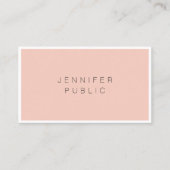 カスタムエレガントシンプルモダンテンプレート 名刺 (正面)