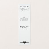 カスタムエレガントテントイヤリングディスプレイカード 名刺 (外部フラット)