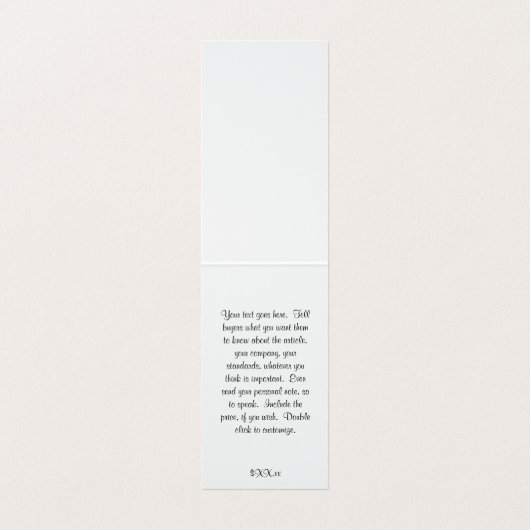 カスタムエレガントテントイヤリングディスプレイカード 名刺 (内部フラット)