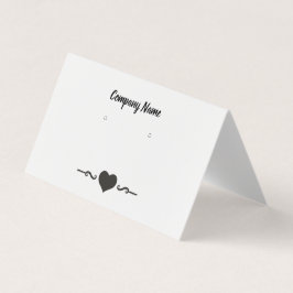 カスタムエレガントテントイヤリング表示カード 名刺