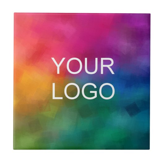 カスタムエレガントテンプレートここに独自のロゴをアップロード タイル (正面)