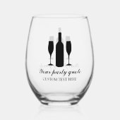 カスタムエレガントデザインの茎のないワイングラス ステムなしワイングラス (裏面)