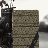 カスタムエレガントパーソナライズされたゴルファーモノグラムの ゴルフタオル