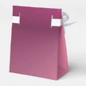 カスタムエレガントピンクパープルモダンテンプレート フェイバーボックス (裏面サイド)