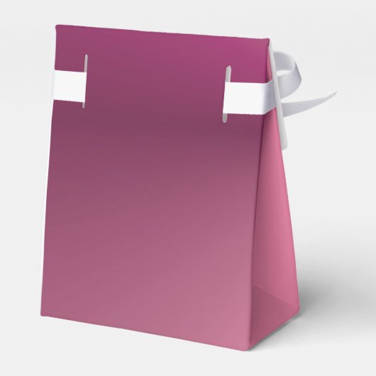 カスタムエレガントピンクパープルモダンテンプレート フェイバーボックス (裏面サイド)