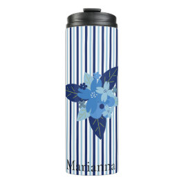 カスタムエレガントフローラストライプ単色 タンブラー
