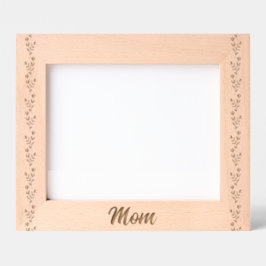 カスタムエレガントフローラ レーザー彫刻フレーム