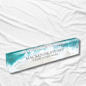 カスタムエレガントプロフェッショナルモダンビーチ デスクネームプレート