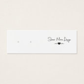 カスタムエレガントミニポストイヤリングディスプレイカード (正面)