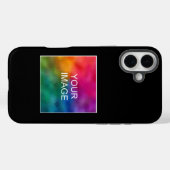 カスタムエレガントモダンシンプルテンプレート Case-Mate iPhoneケース (裏面 (横))