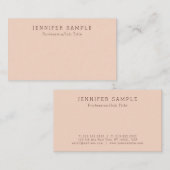 カスタムエレガントモダンシンプルデザインテンプレート 名刺 (正面/裏面)