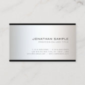 カスタムエレガントモダンシンプルプロフェッショナルテンプレート 名刺 (正面)