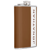 カスタムエレガントモダンシンプル名 フラスク (右)