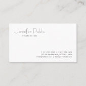カスタムエレガントモダンテンプレートマット 名刺 (正面)