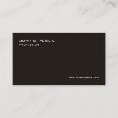 カスタムエレガントモダンプロフェッショナルテンプレート 名刺 (正面)