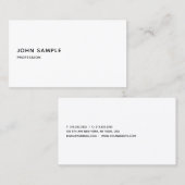 カスタムエレガントモダンプロフェッショナルミニマル 名刺 (正面/裏面)