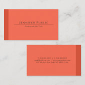 カスタムエレガントモダン土の色テンプレート 名刺