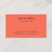 カスタムエレガントモダン土の色テンプレート 名刺 (裏面)