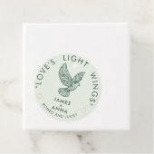 カスタムエレガントモダン対スタイリッシュハート引用文 フェイバータグ (インサイチュ)