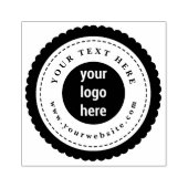 カスタムエレガントモダン文字 ラバースタンプ (インプリント)