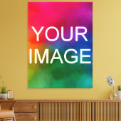 カスタムエレガントモダン高品質軸 キャンバスプリント (インサイチュ (リビング))