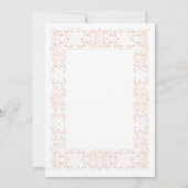 カスタムエレガントユニークピッ感謝していクレース サンキューカード (裏面)