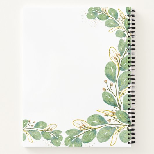 カスタムエレガントユモダンーカリレシピ ノートブック (裏面)