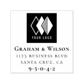 カスタムエレガントロフォーマルゴ差出人住所 セルフインキングスタンプ (デザイン)