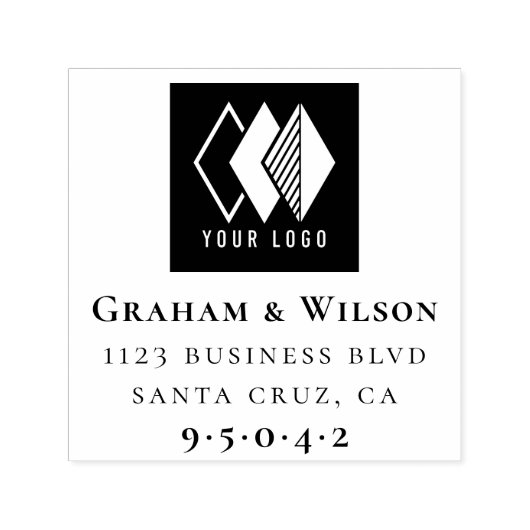 カスタムエレガントロフォーマルゴ差出人住所 セルフインキングスタンプ (デザイン)