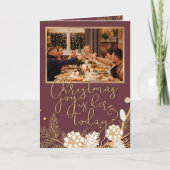 カスタムエレガント休日シーズングリーティングカードデザイン シーズンカード (正面)