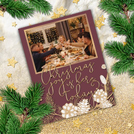 カスタムエレガント休日シーズングリーティングカードデザイン シーズンカード