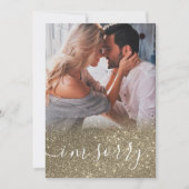 カスタムエレガント写真すまん謝罪カード サンキューカード (正面)