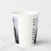 カスタムエレガント写真モダンシニア卒業部 紙コップ (右)